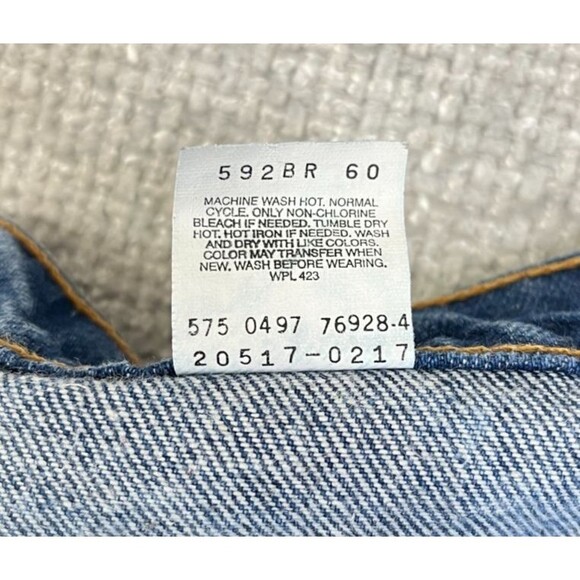Levis’s 517 Orange Tab Boot Cut Jeans Men's Size 38x30 Made In USA Vintage 90's - Picture 7 of 12